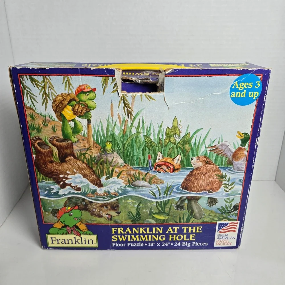Franklin at the Swimming Hole - 24 Piece Floor Puzzle - 18